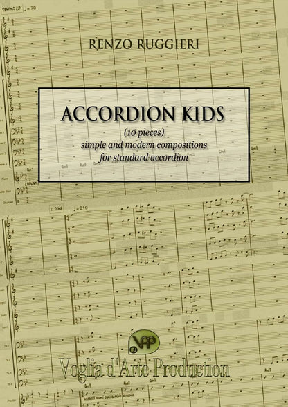 Accordion Kids (10 pieces) simple and modern compositions