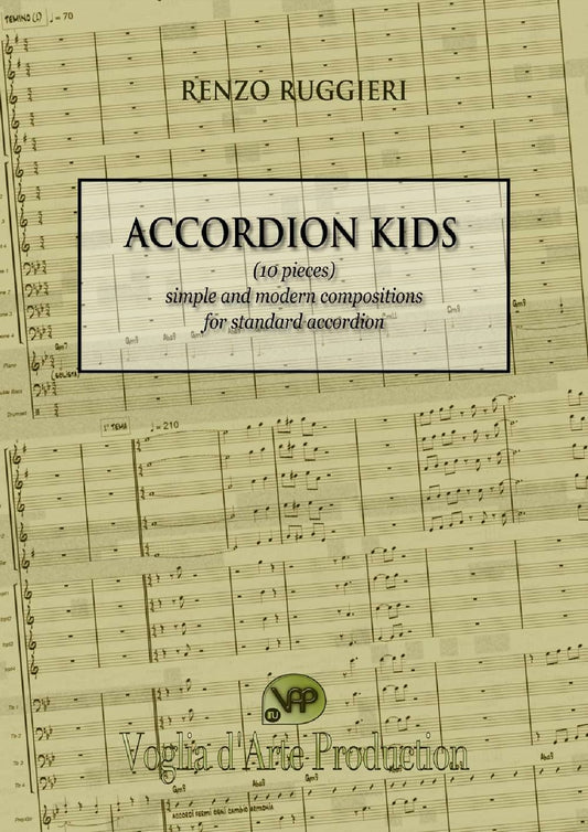 Accordion Kids (10 pieces) simple and modern compositions