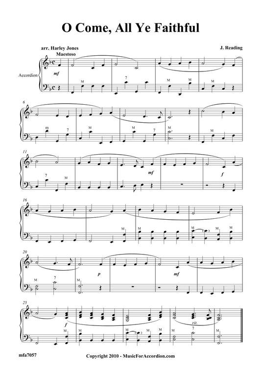 O Come, All Ye Faithful