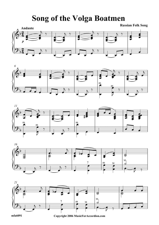 Song Of The Volga Boatmen