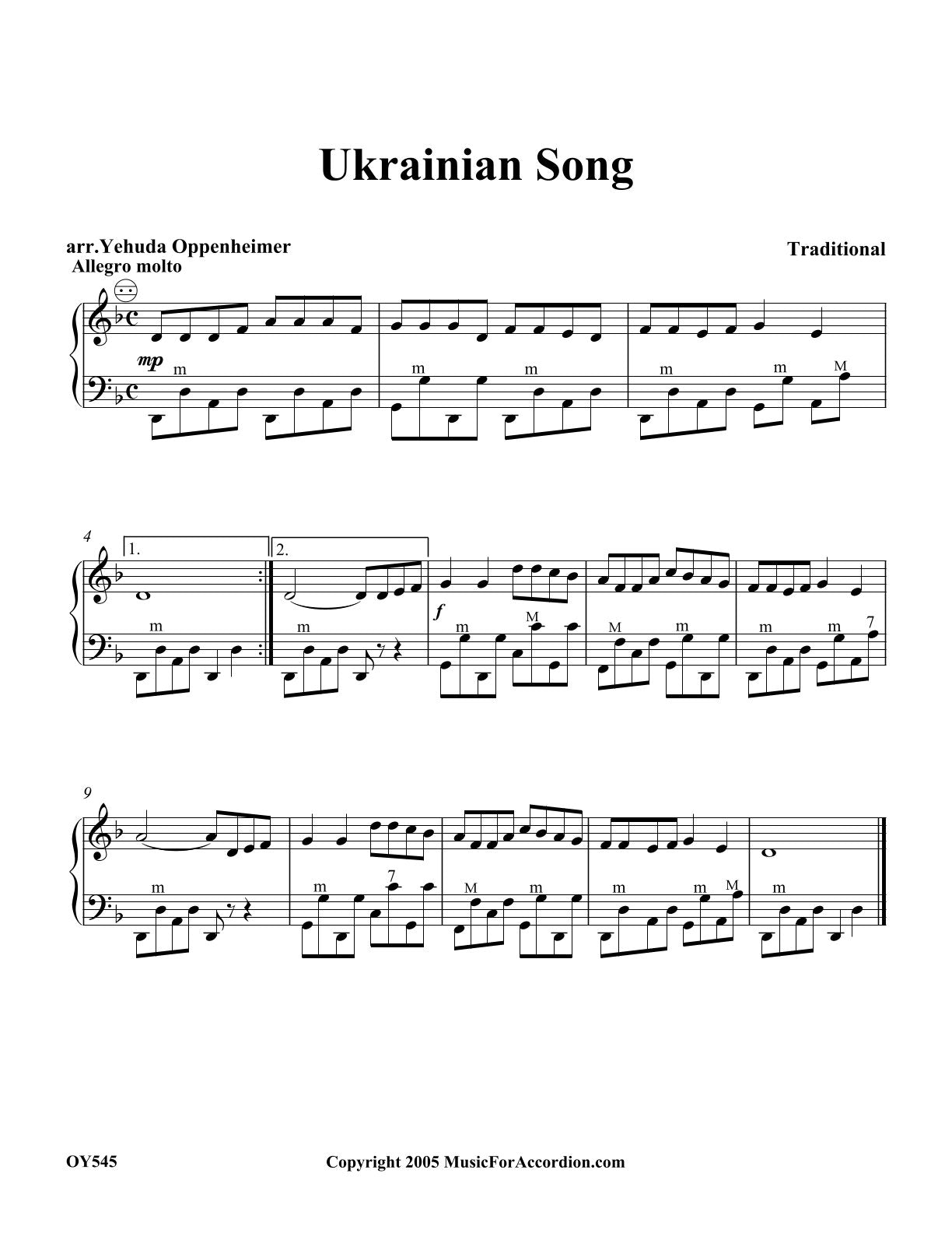 Ukrainian Song