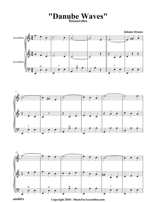 Danube Waves (Duet)