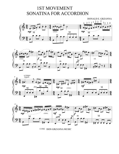 Sonatina For Accordion