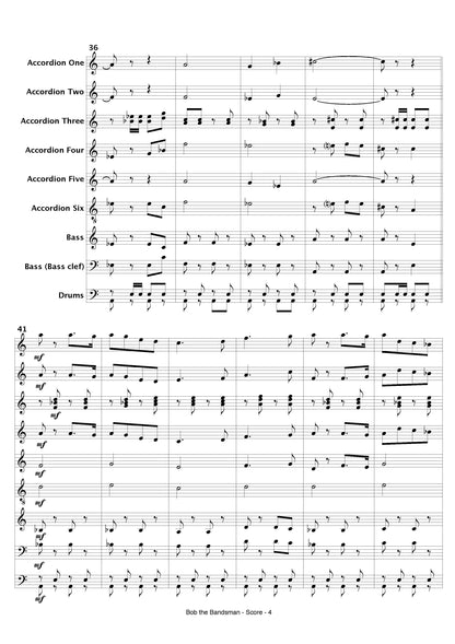 Bob the Bandsman (for accordion ensemble/ accordion orchestra)