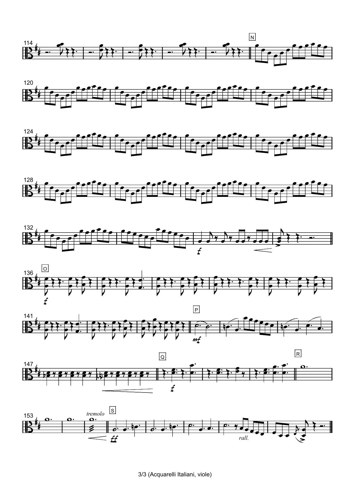Renzo Ruggieri Acquarelli Italiani for Accordion and Orchestra ( full score &individual parts)