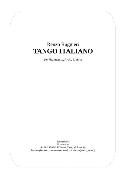 Tango Italiano (5 different ensembles in 1 book)