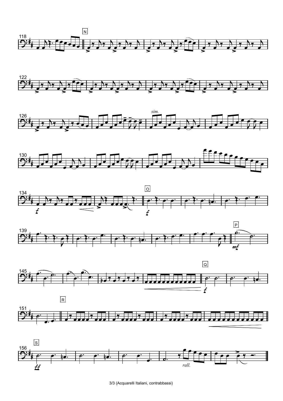 Renzo Ruggieri Acquarelli Italiani for Accordion and Orchestra ( full score &individual parts)