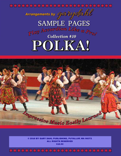 Polka eBook accordion arrangements by Gary Dahl