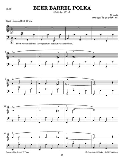 Polka eBook accordion arrangements by Gary Dahl