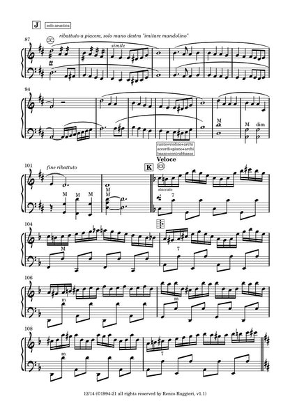 Tournee arrangements & compositions: