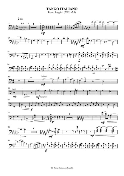 Tango Italiano (5 different ensembles in 1 book)