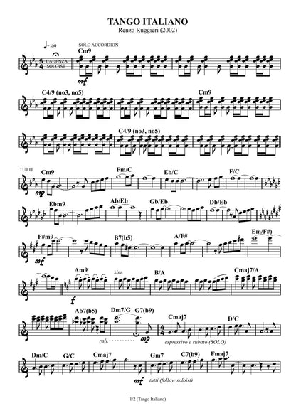 Tango Italiano (5 different ensembles in 1 book)