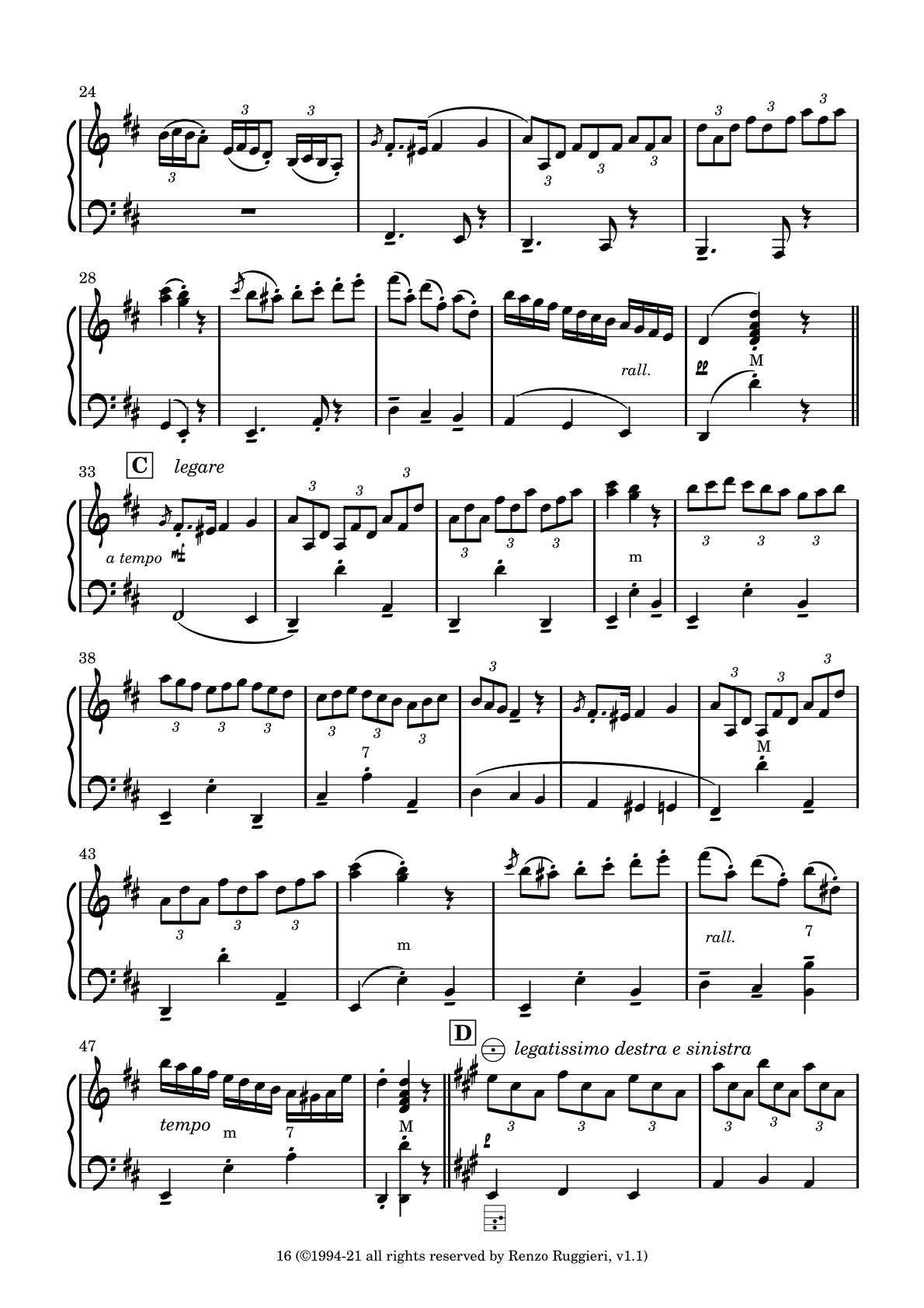Tournee arrangements & compositions: