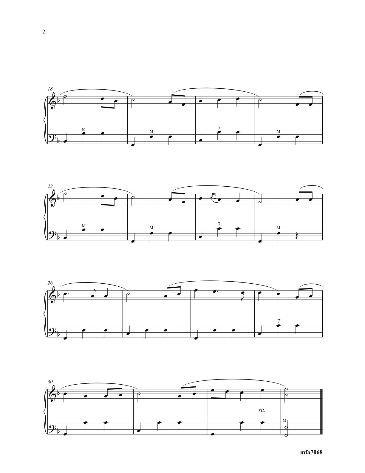 Cradle Song (Easy Version)