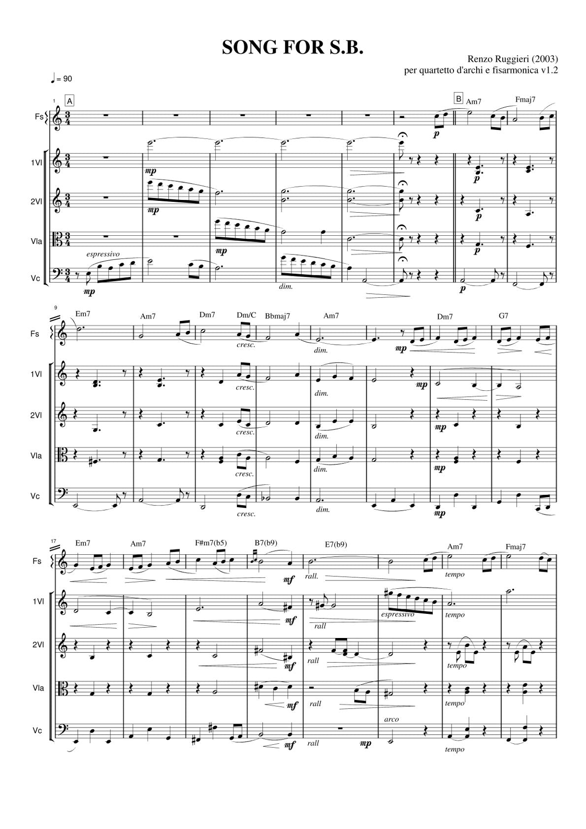 Song For S.B. (Solo)