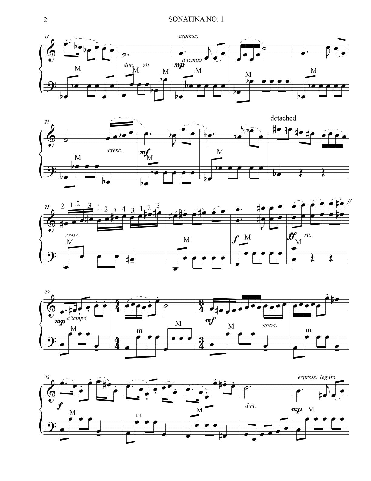 Sonatina For Accordion