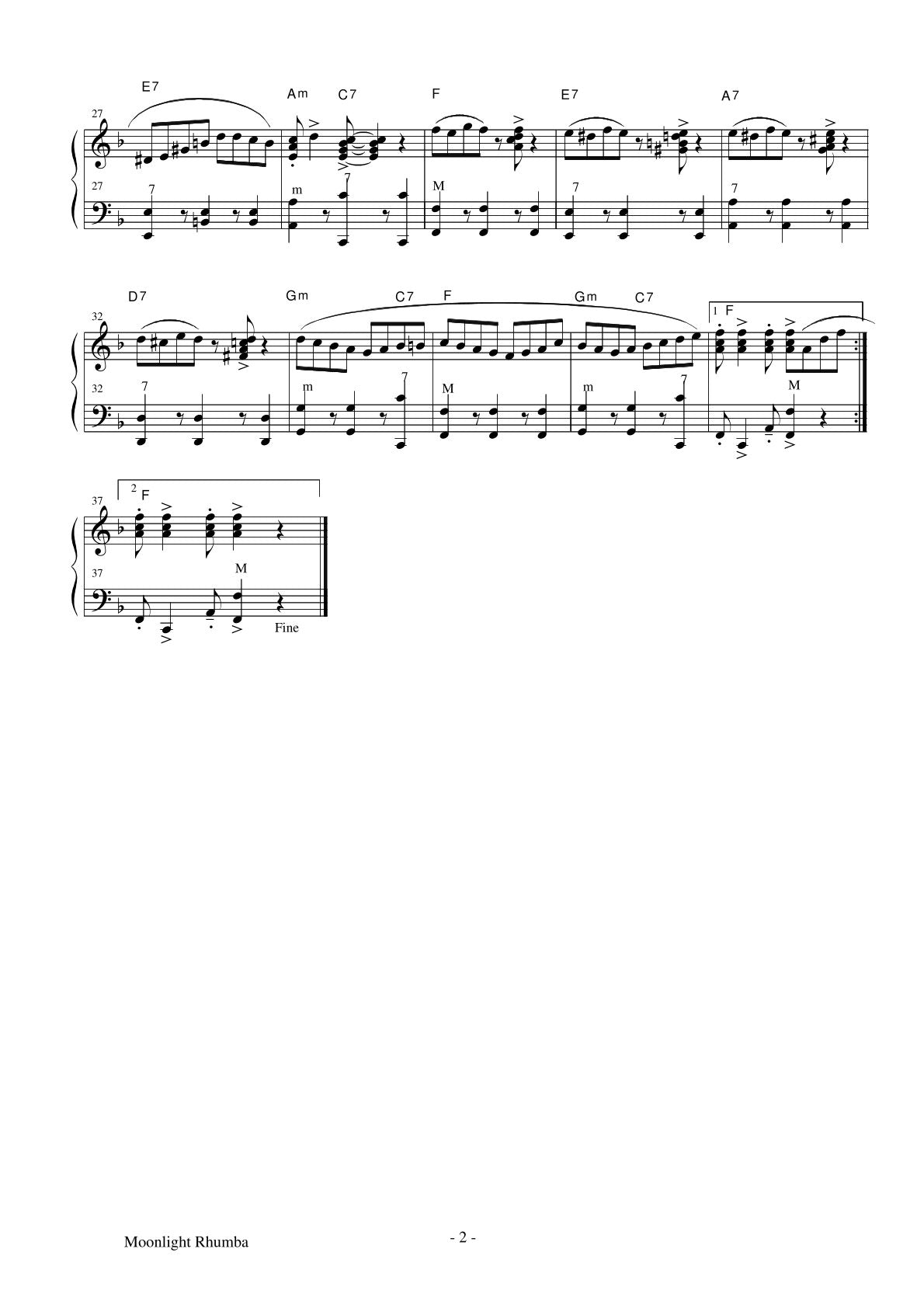 Moonlight Rhumba
