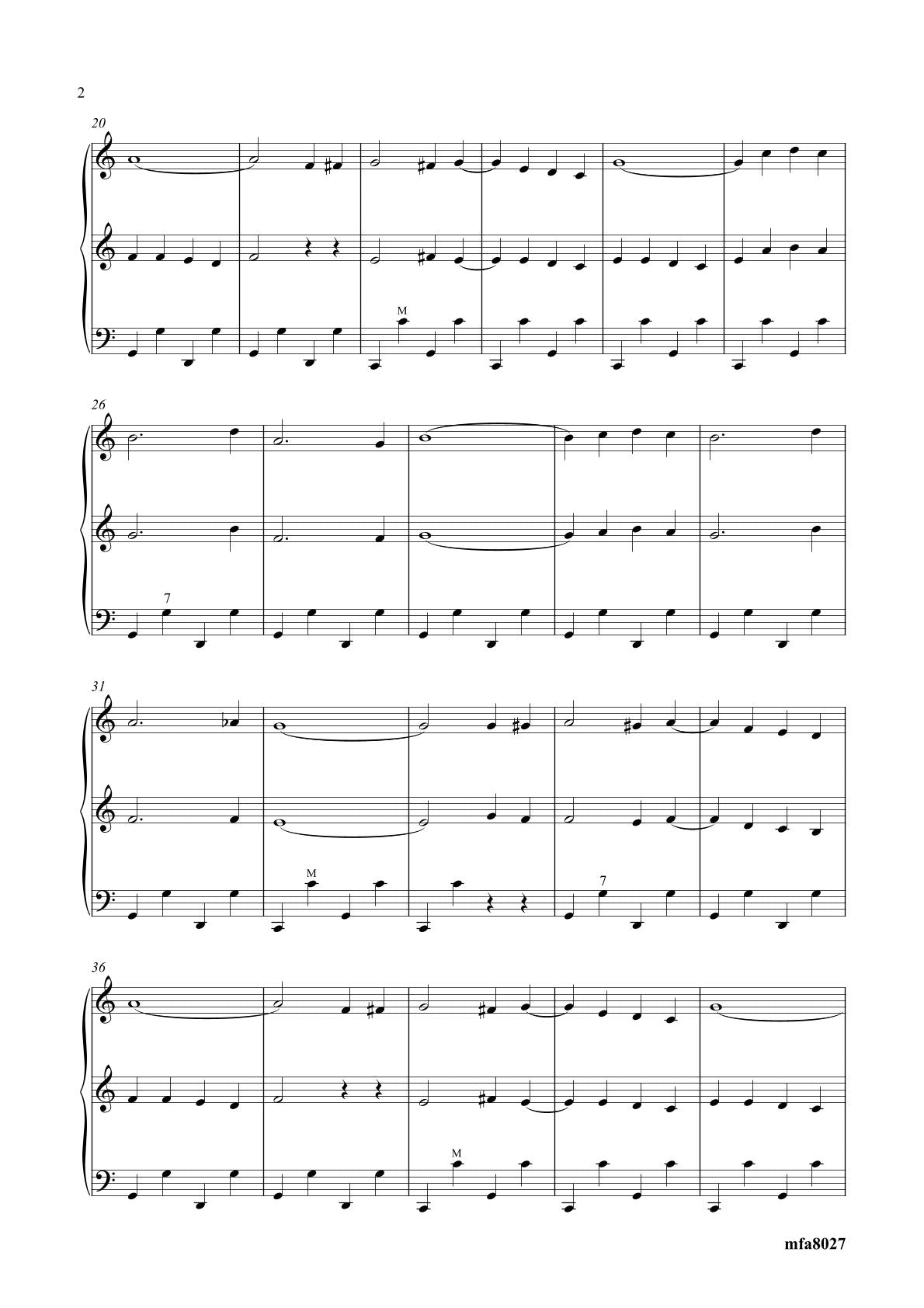 Beer Barrel Polka ( Duet Easy Version)