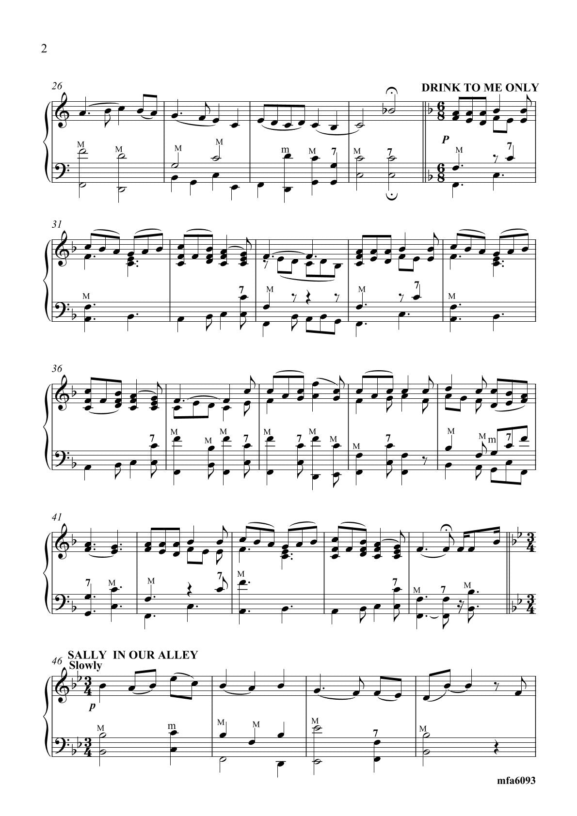 Selection Of English Melodies