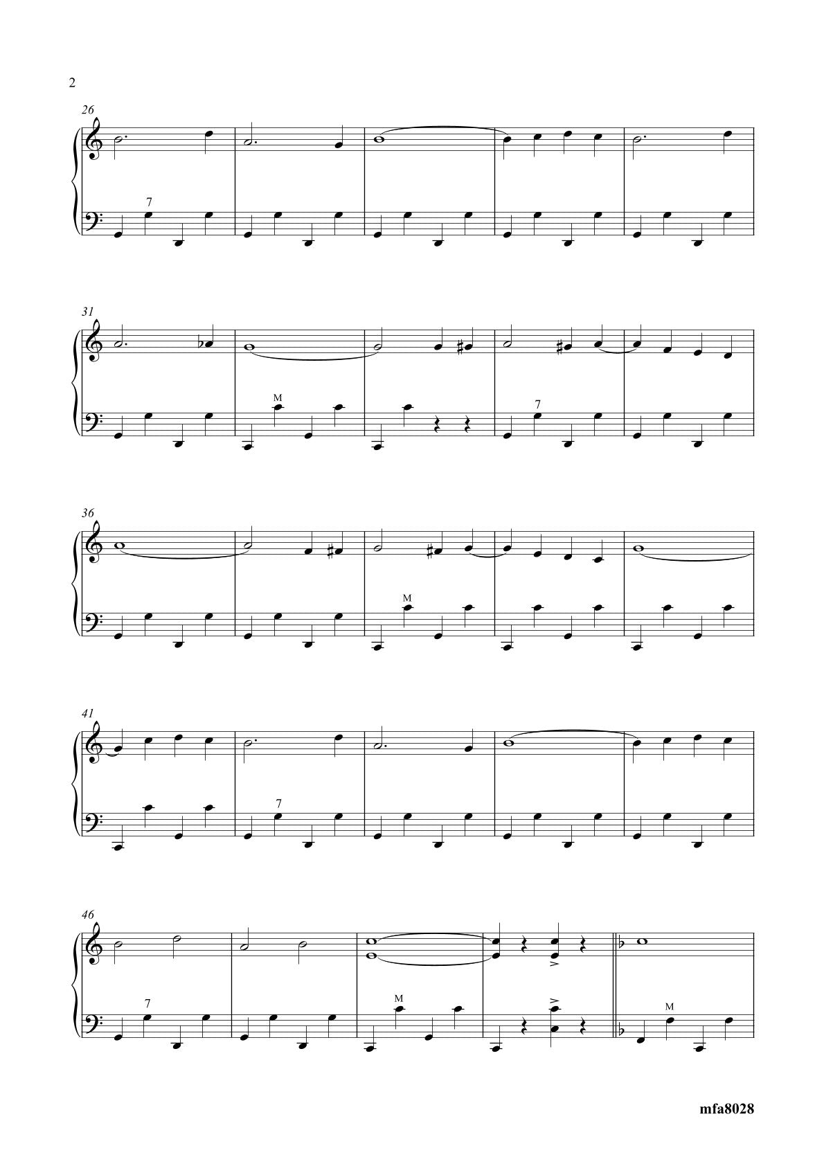 Beer Barrel Polka ( Duet Easy Version)