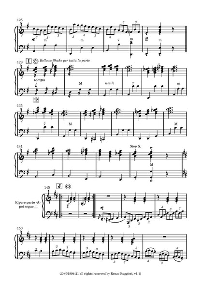 Tournee arrangements & compositions: