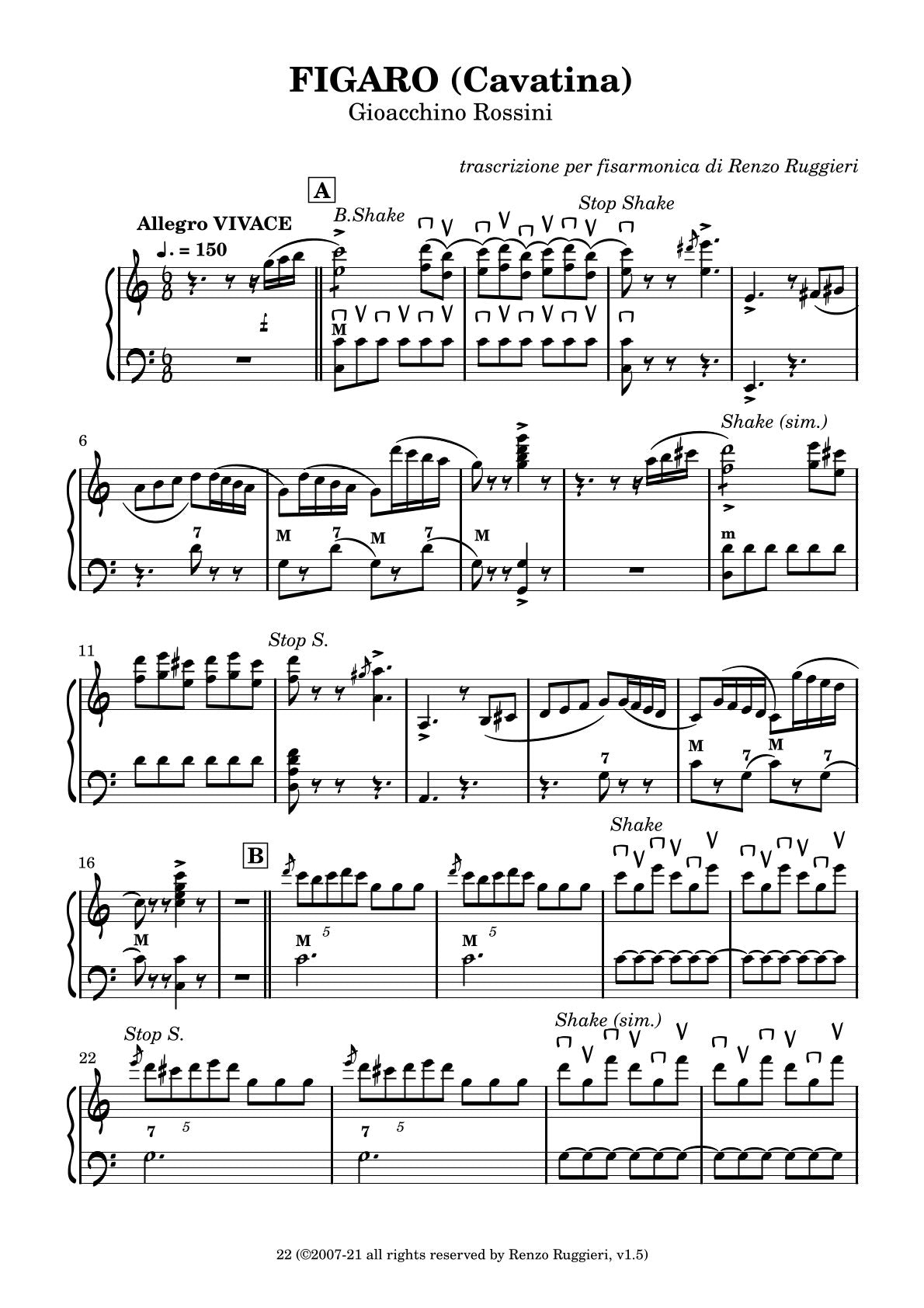 Tournee arrangements & compositions: