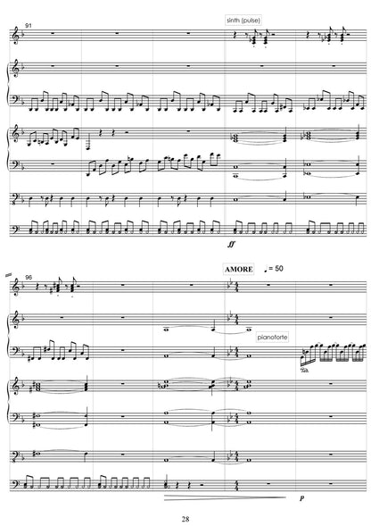 Cinema (for 4 parts and drums )