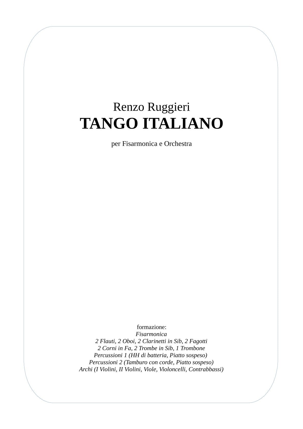 Tango Italiano (5 different ensembles in 1 book)