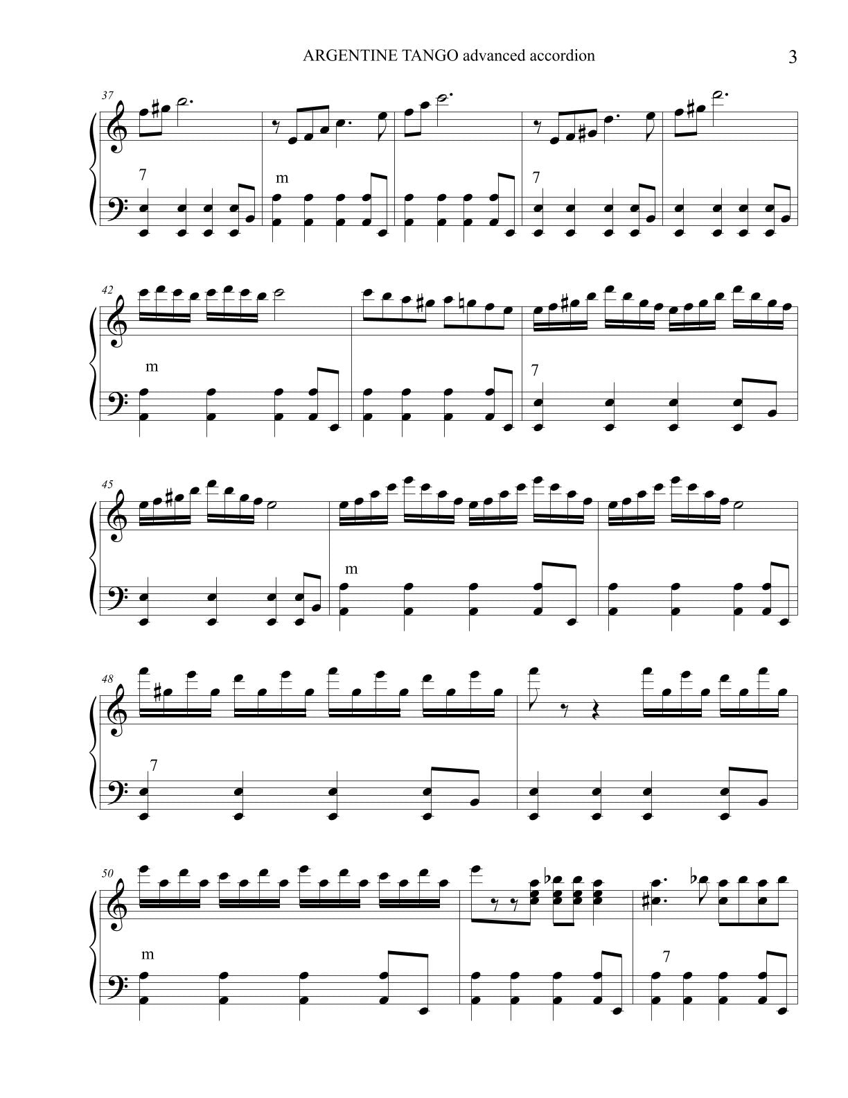 Argentine Tango Advanced Accordion