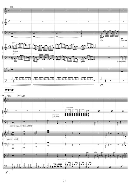 Cinema (for 4 parts and drums )