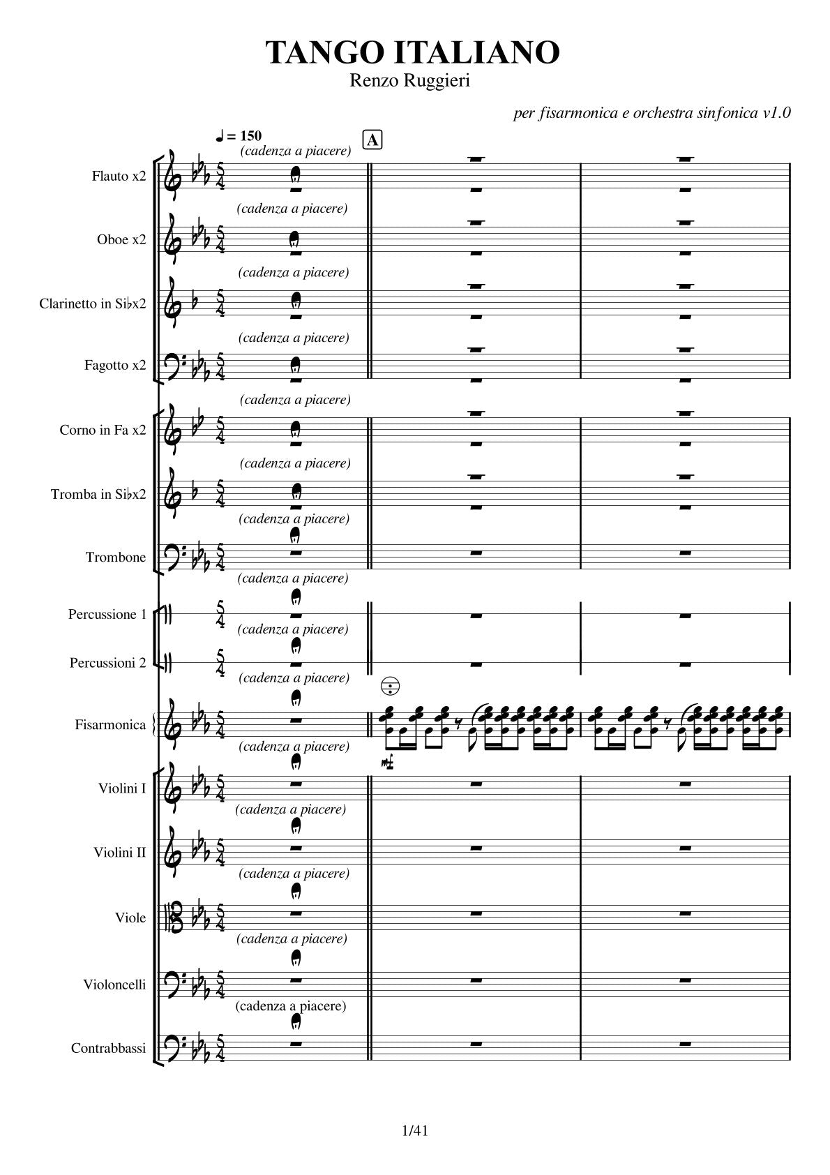Tango Italiano (5 different ensembles in 1 book)