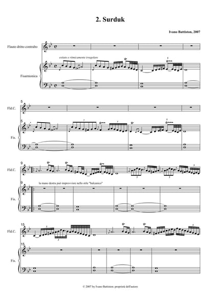 3 Balkan Dances ( for Accordion & Recorder)