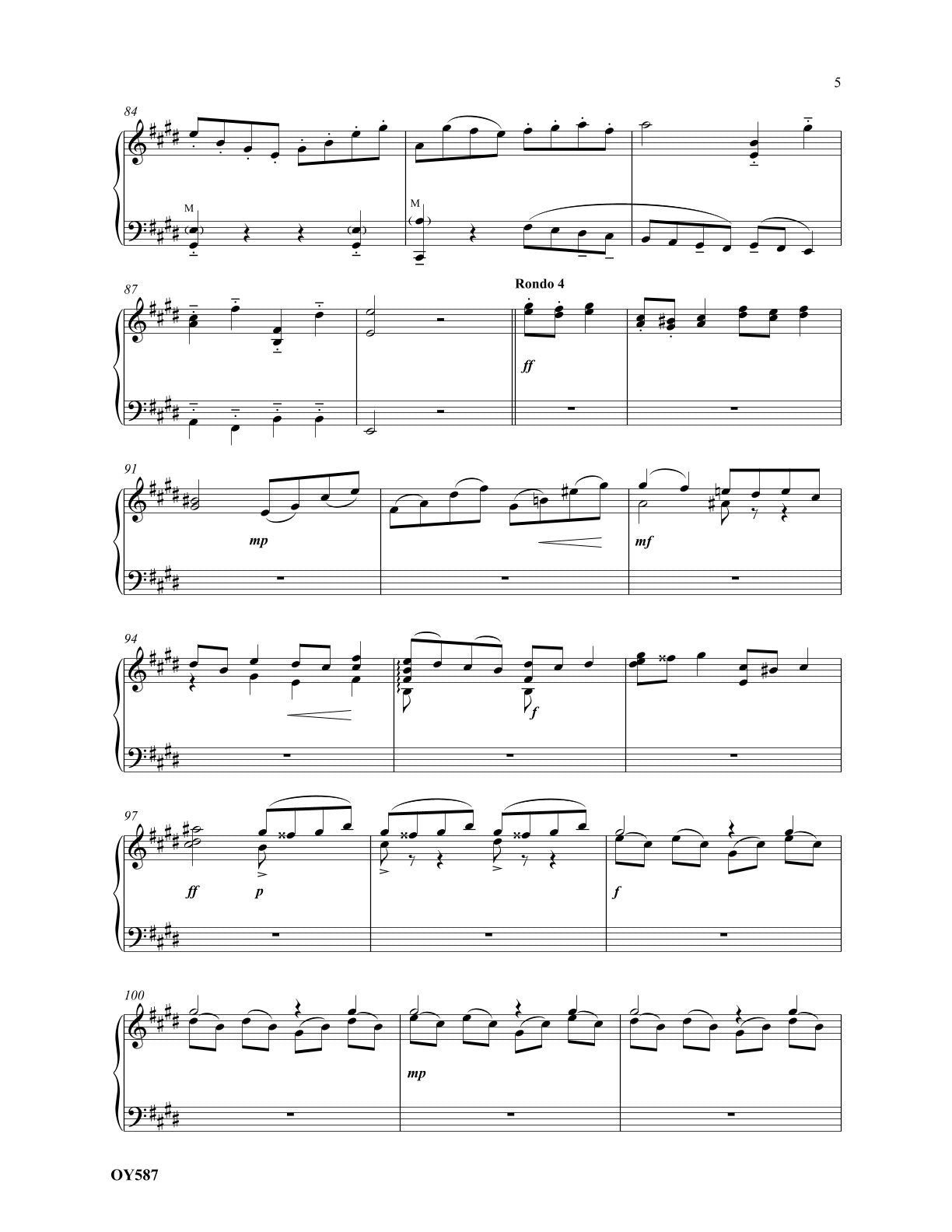 Gavotte and Rondo