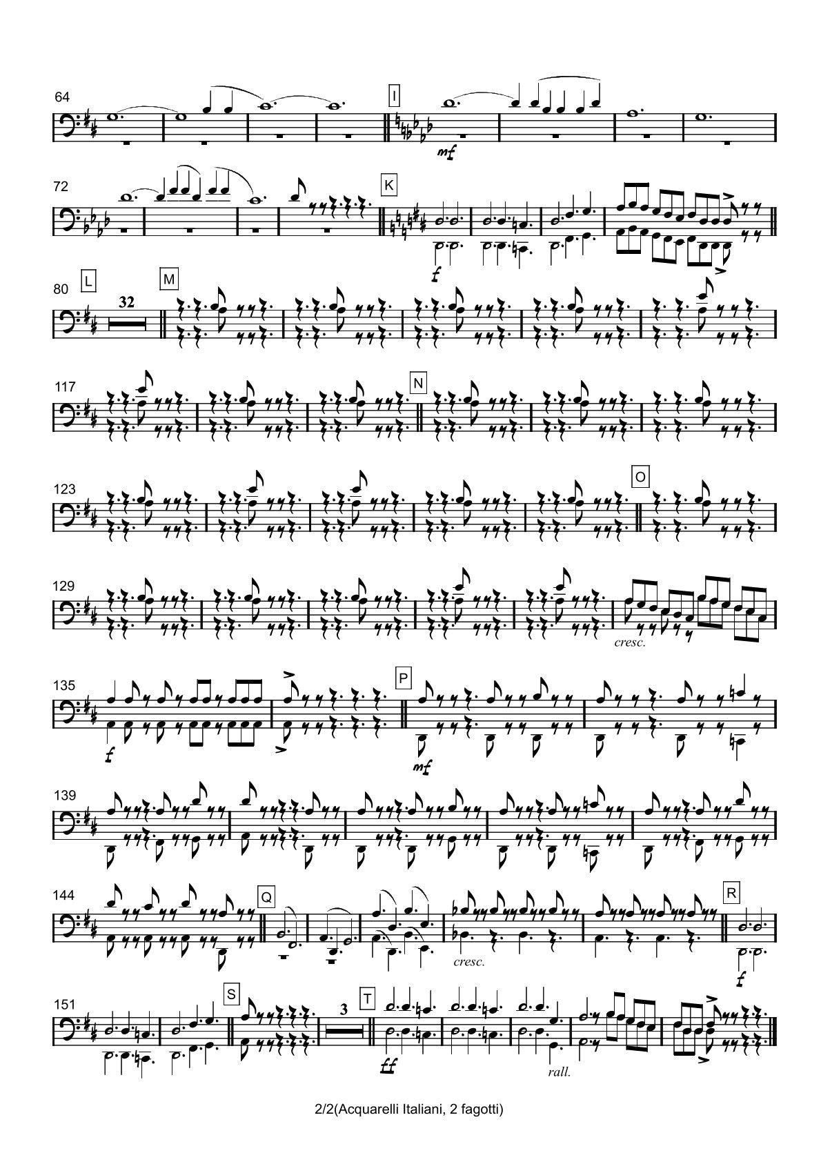 Renzo Ruggieri Acquarelli Italiani for Accordion and Orchestra ( full score &individual parts)