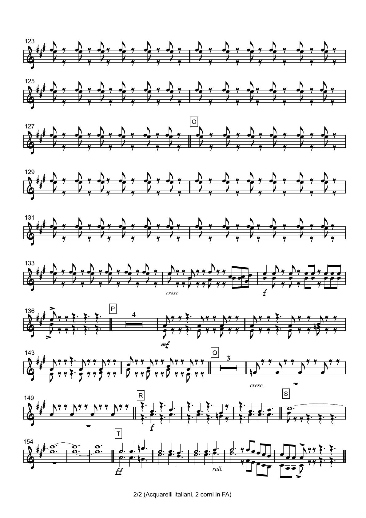 Renzo Ruggieri Acquarelli Italiani for Accordion and Orchestra ( full score &individual parts)