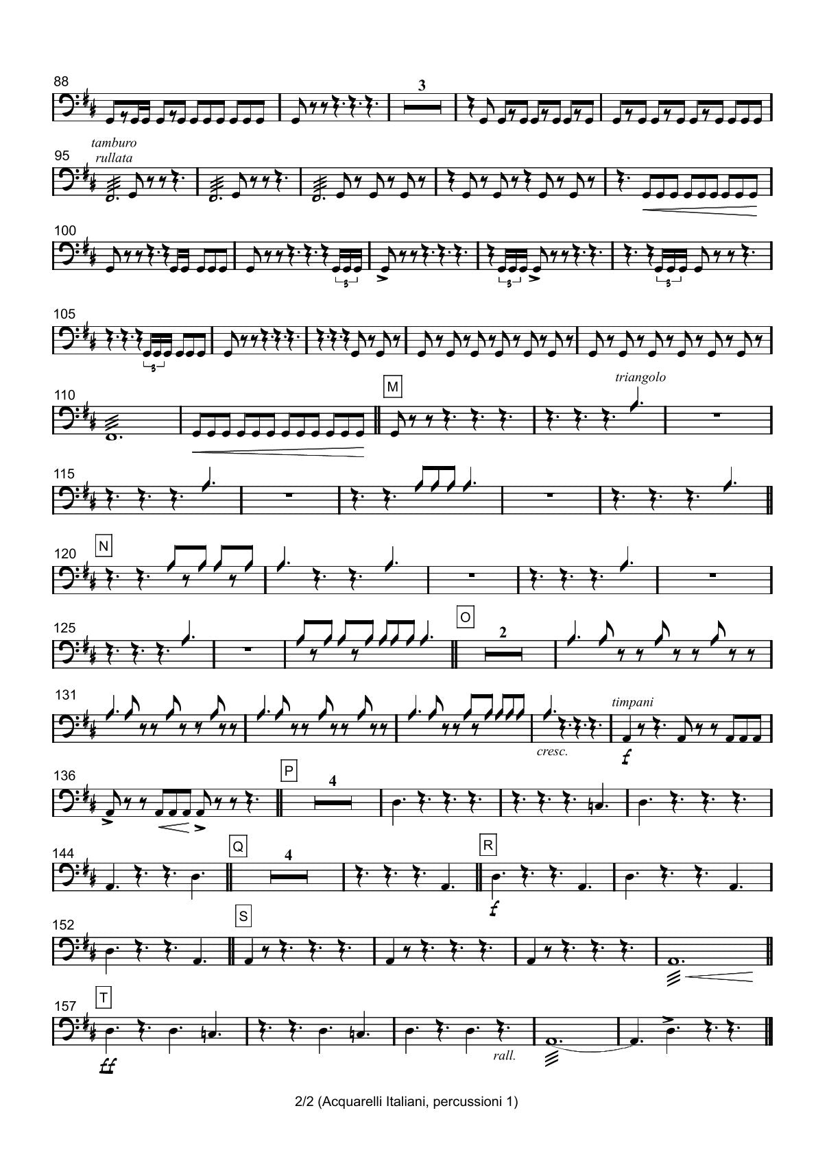 Renzo Ruggieri Acquarelli Italiani for Accordion and Orchestra ( full score &individual parts)