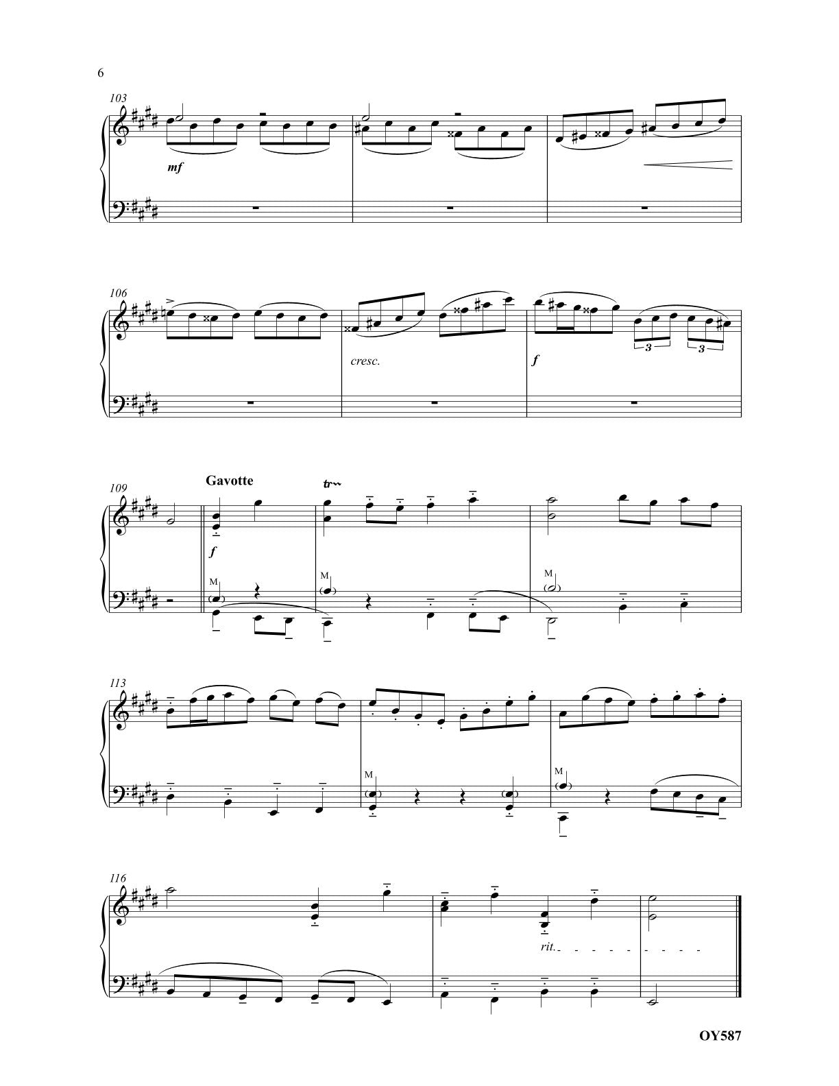 Gavotte and Rondo