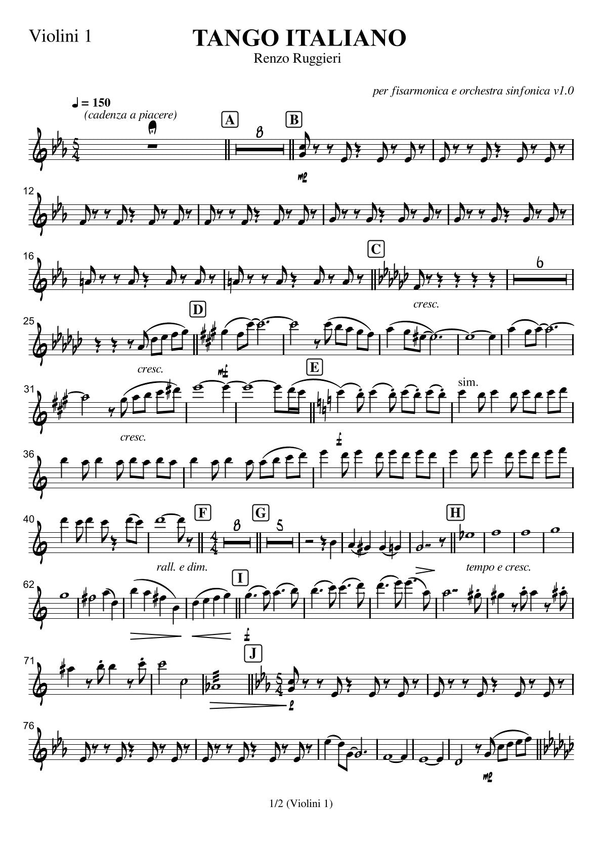 Tango Italiano (5 different ensembles in 1 book)