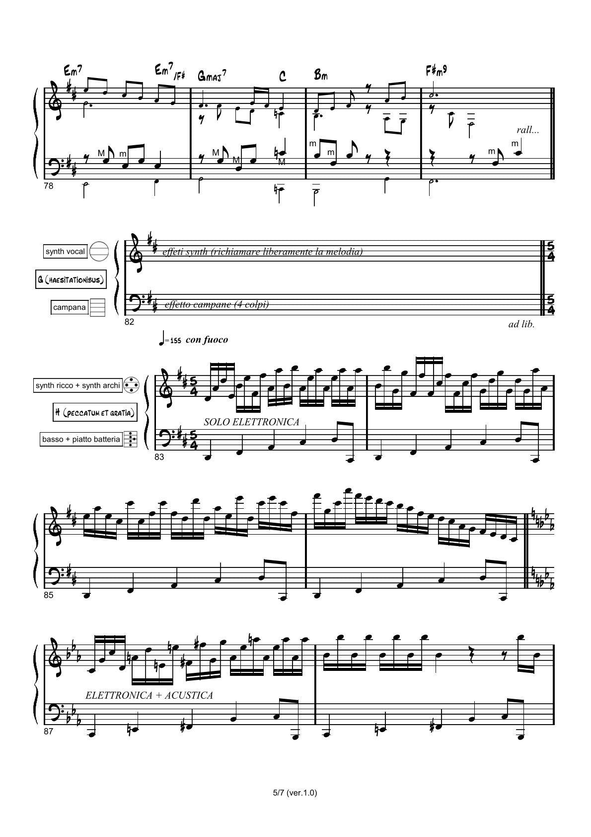Peccatum et Gratia for electronic (hybrid) accordion