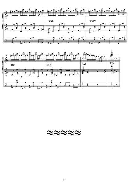 Cinema (for 4 parts and drums )