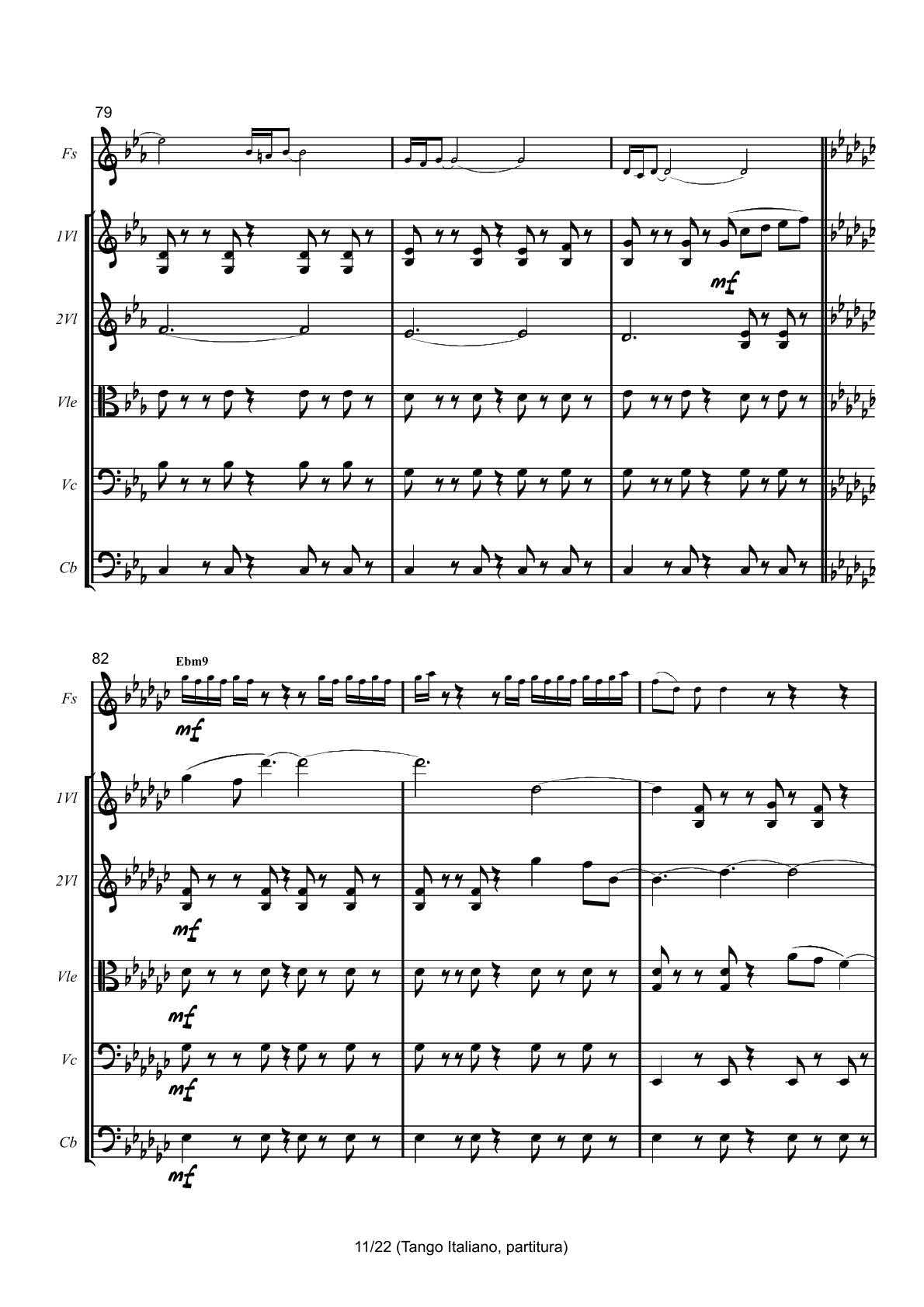 Tango Italiano (5 different ensembles in 1 book)