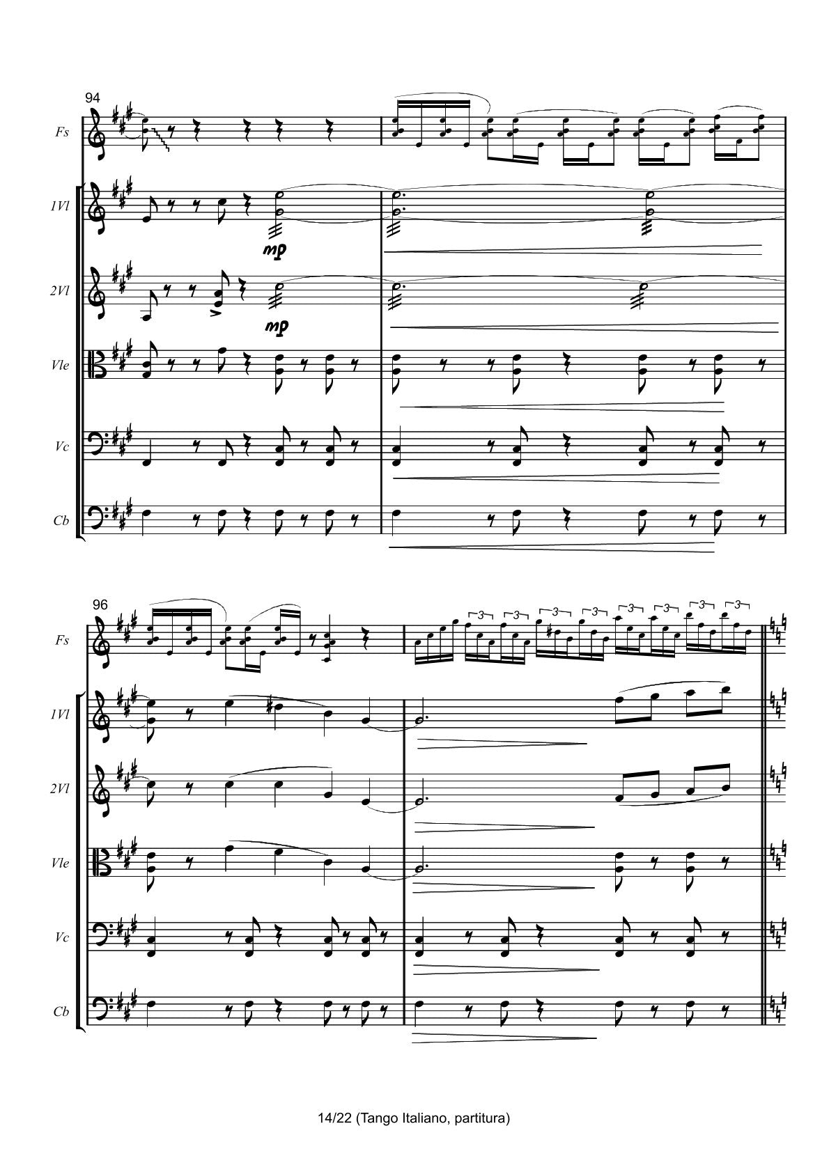 Tango Italiano (5 different ensembles in 1 book)