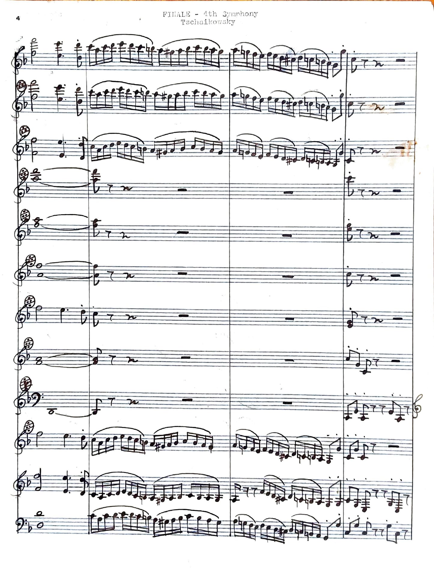 Allegro Con Fuoco, Finale from Symphony No. 4