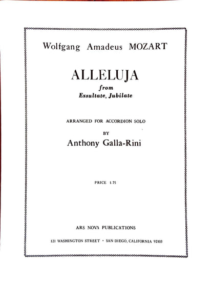 Alleluja from Exsultate, Jubilate