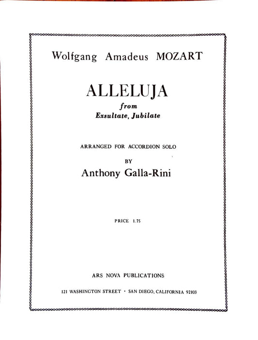 Alleluja from Exsultate, Jubilate