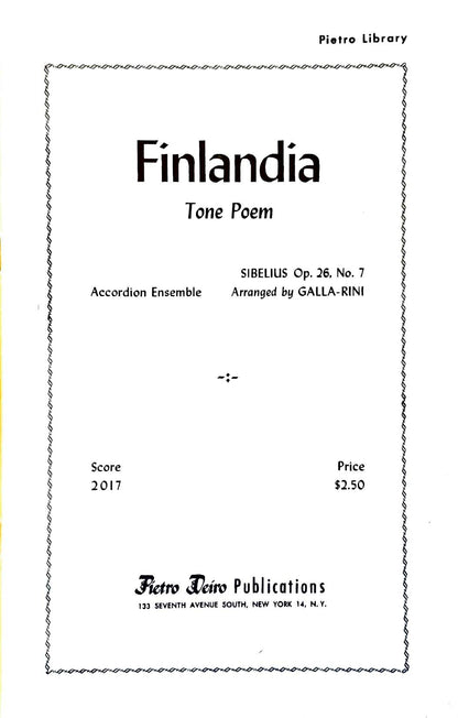 Finlandia (Tone Poem)