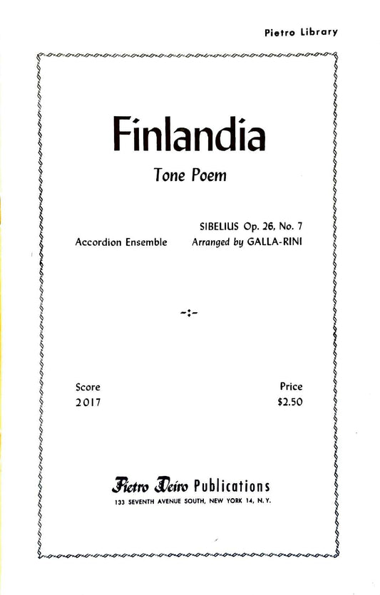 Finlandia (Tone Poem)