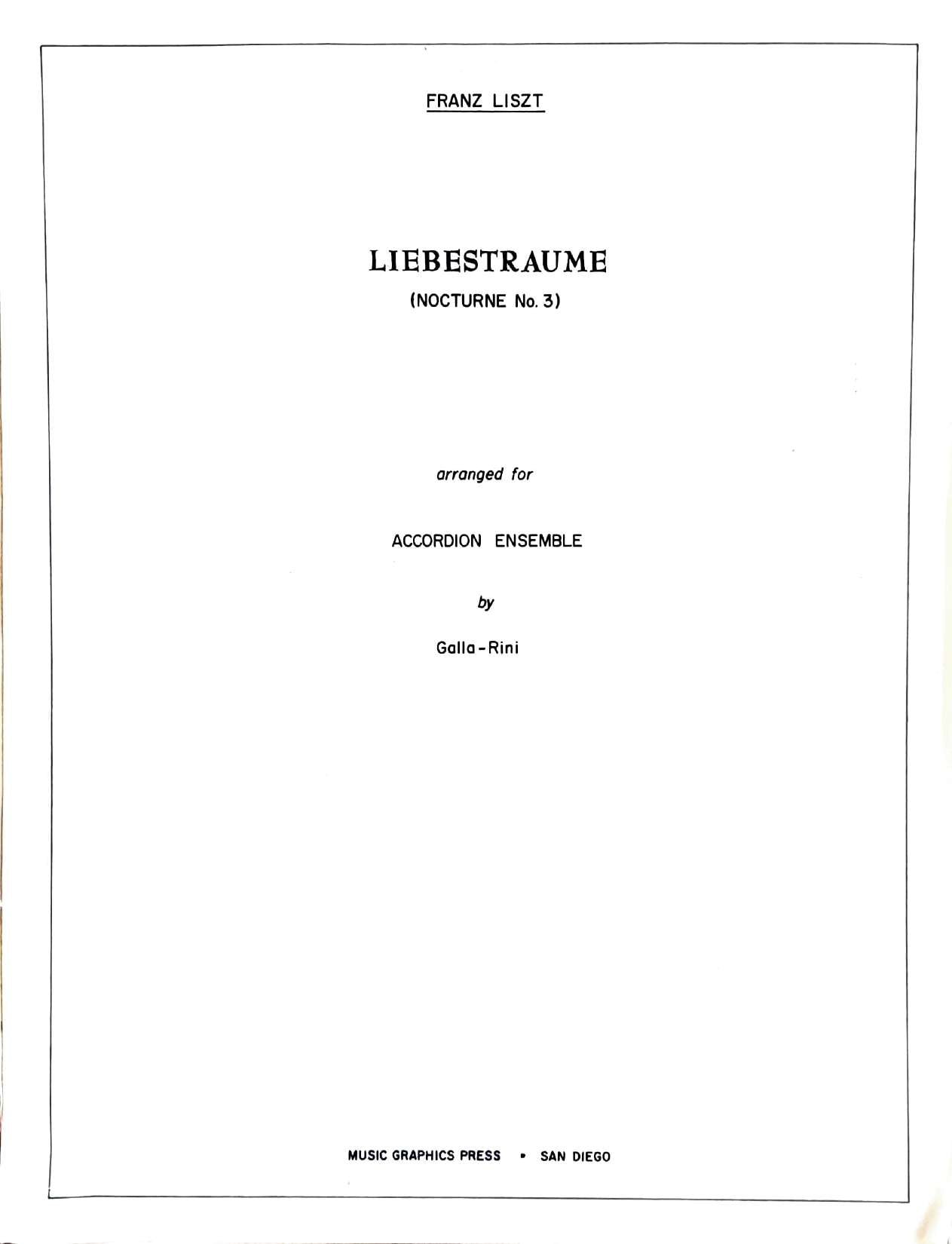 Liebestraume (Nocturne)