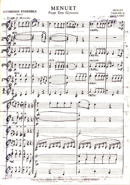 Menuet from Don Giovanni