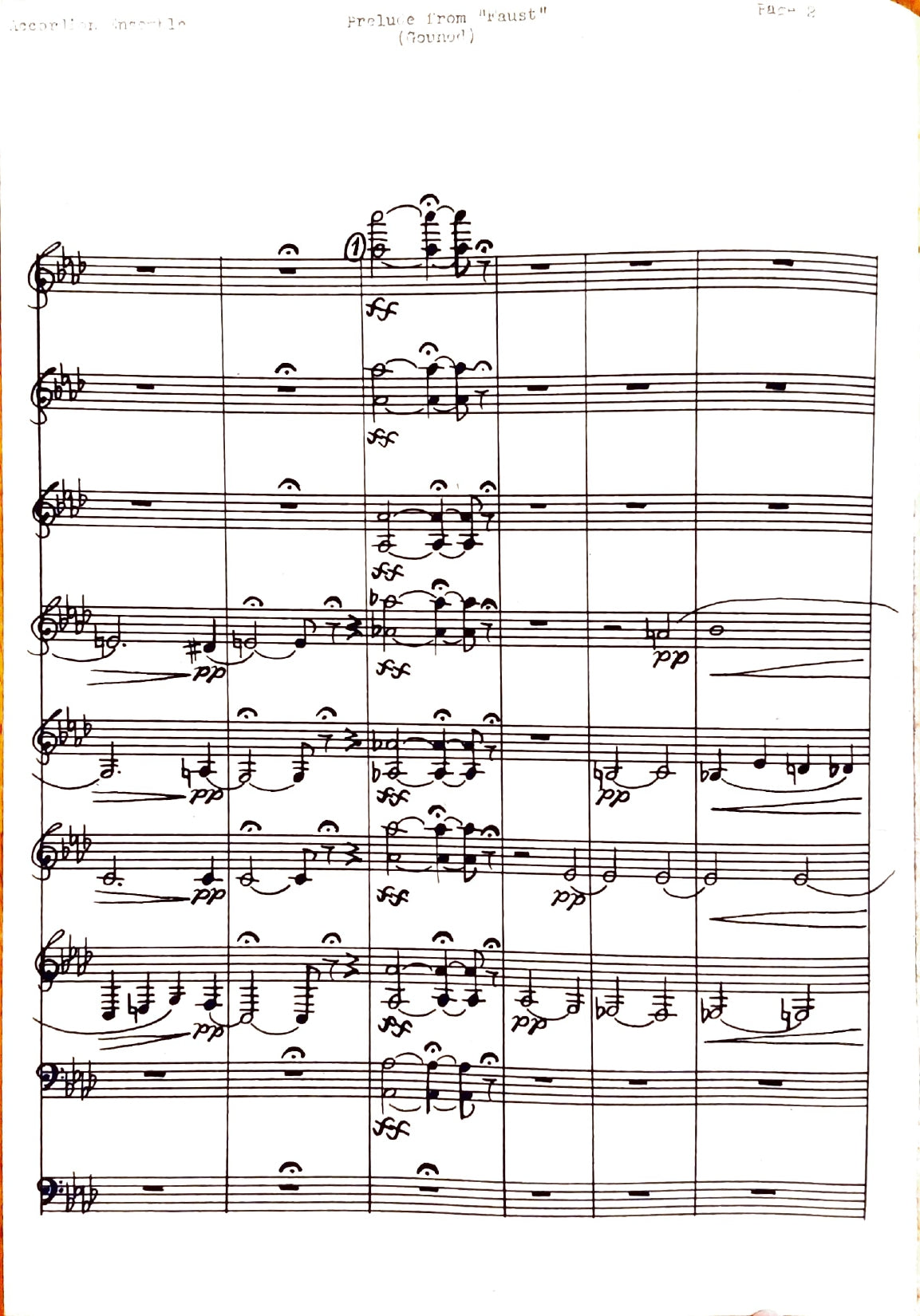 Prelude from Faust